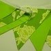 Free US Shipping/Floral Fabric Banner/Heather Bailey Banner/Banner/Fabric Flags/Photo Prop/Birthday Party/Nursery Decor/Home Decor Banner