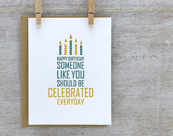 Inspirational 10 Happy Birthday Modern Card