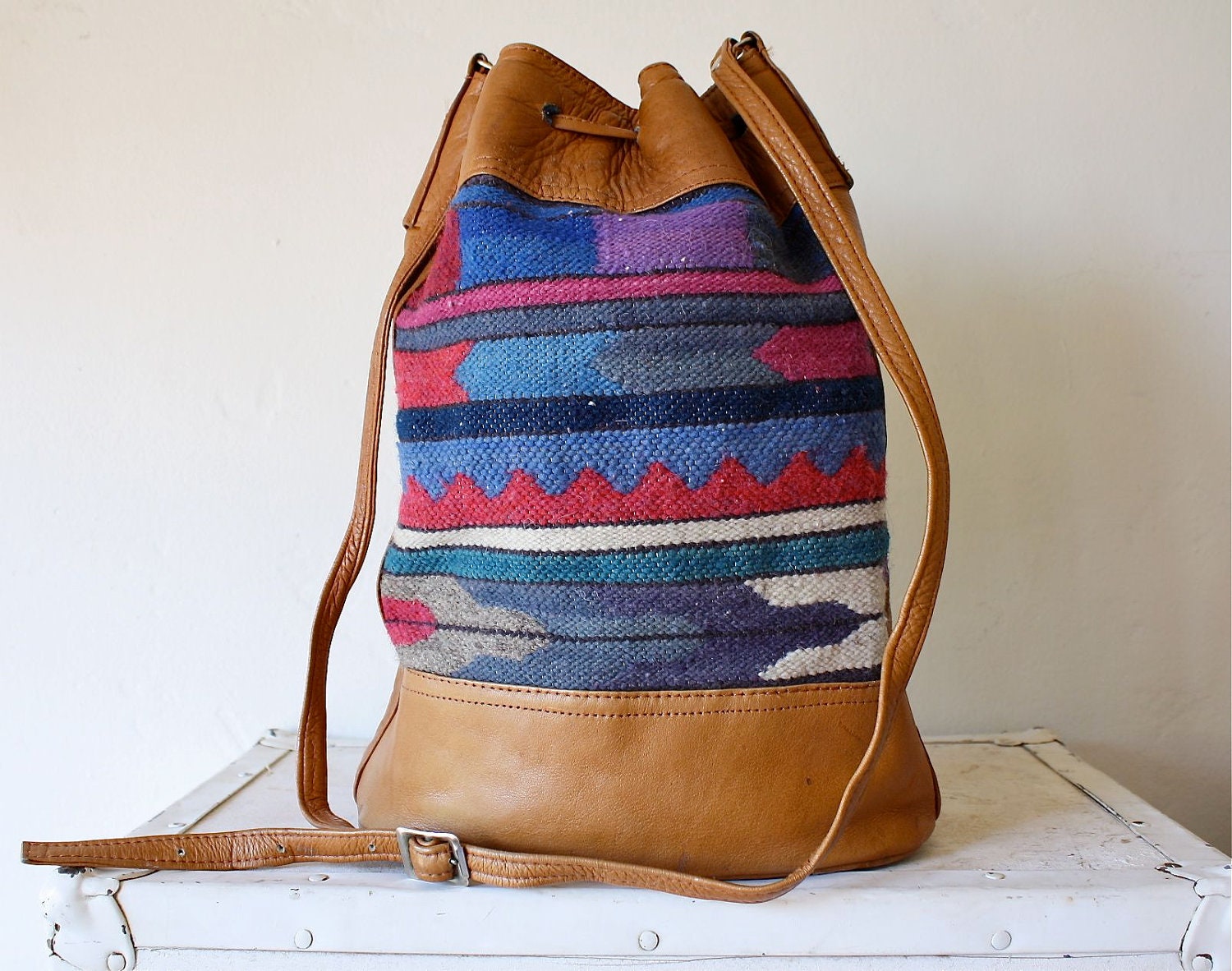 tribal blanket bag southwest carpet bag