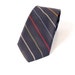 Vintage Yves Saint Laurent Blue Tie with stripes