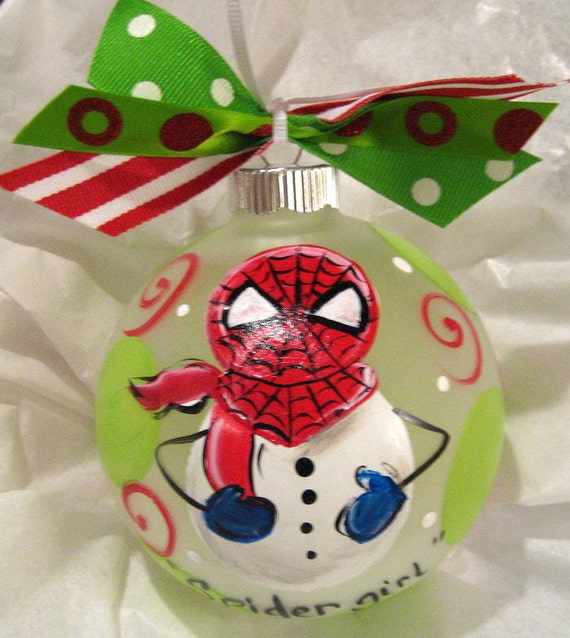 spider man xmas ornament