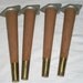 Mid Century Modern Wooden Tapered Furniture Legs 10 inch Chair Couch Table TV Unit