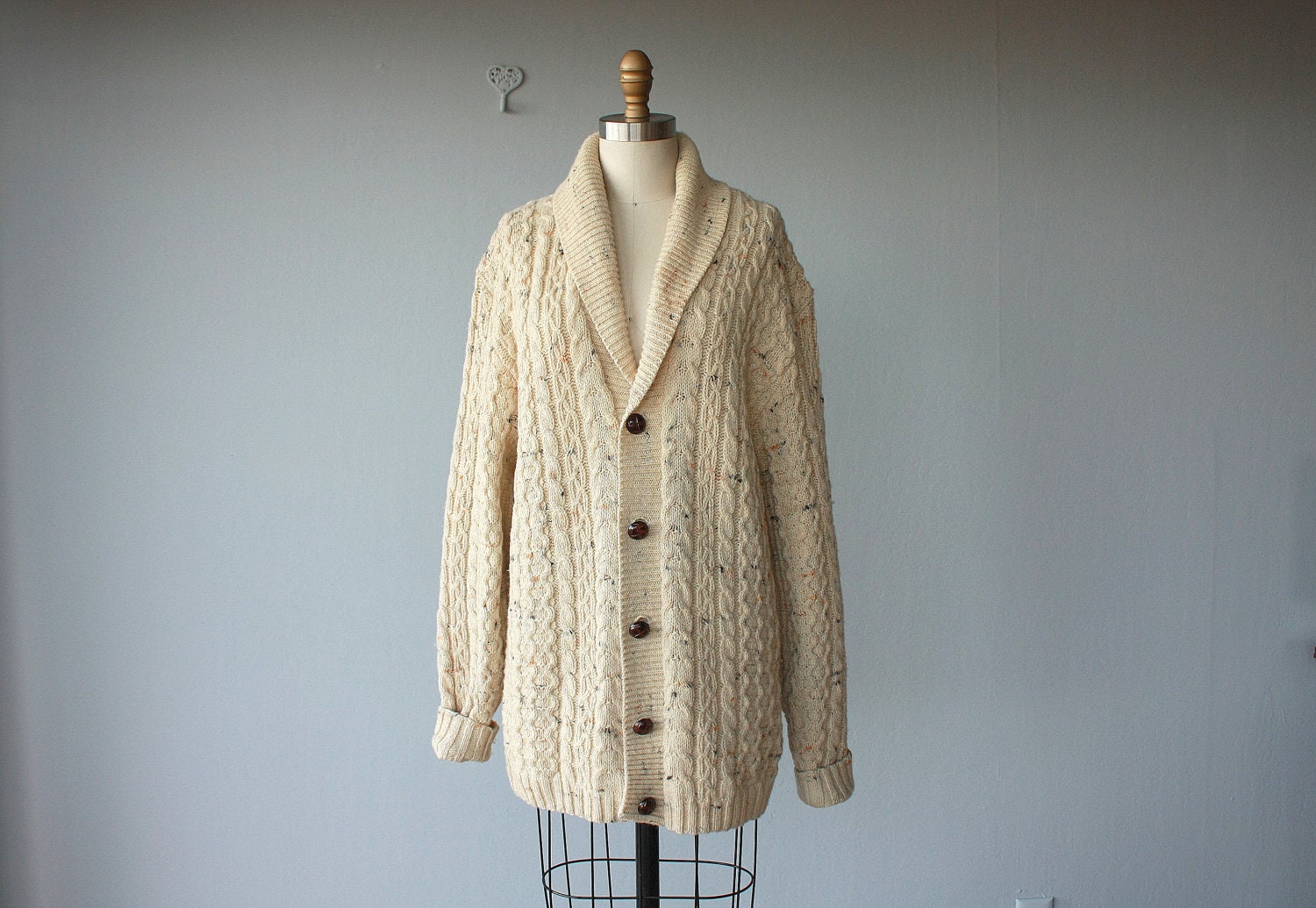 vintage Pendleton sweater / 1960s Pendleton cardigan / 60s