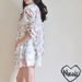 floral blazer . 1980 flower garden jacket .large.extra large.xl