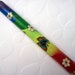 Crochet Hook - Susan Bates - size J - Rainbow Colors and Flowers - Polymer Clay