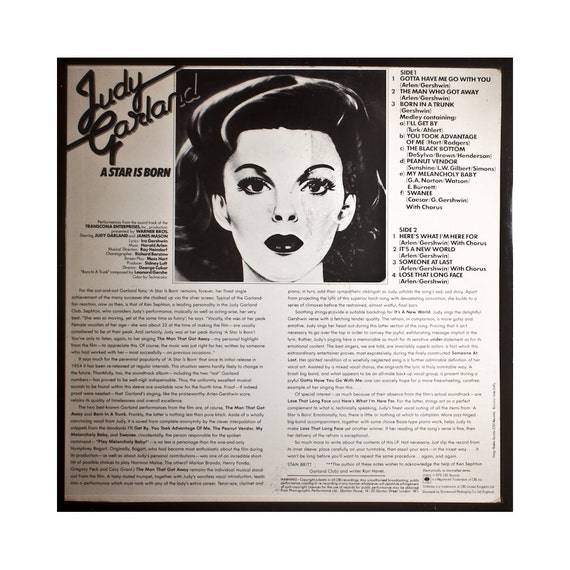 Glittered Judy Garland A Star is Born Album