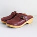 70s clogs / 1970s Swedish clogs size 7.5 / Bastad shoes