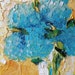 Still life Original Oil Fine Art Impasto Hydrangeas Jan Ironside