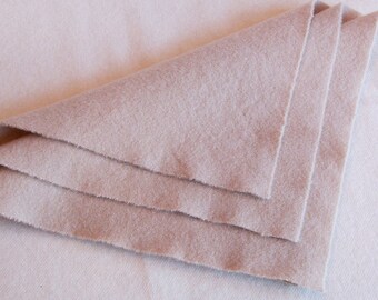 Hand Dyed Felted Wool, 10in.x 10in. - Oyster - for Applique, Penny Rugs and Sewing Projects / W1197