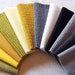 Hand Dyed Felted Wool, 8in.x 8in. - Yellow / Gray - for Applique, Penny Rugs, Sewing Projects / W1109