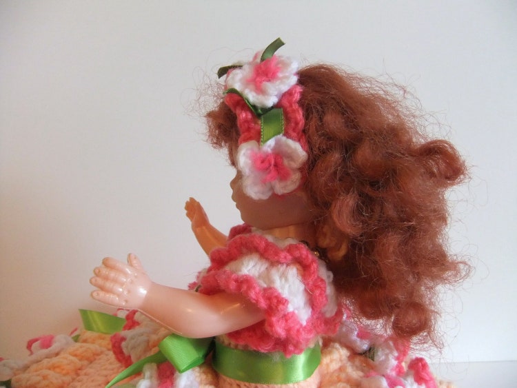 Vintage Bed Doll Crochet by NimblesNook on Etsy