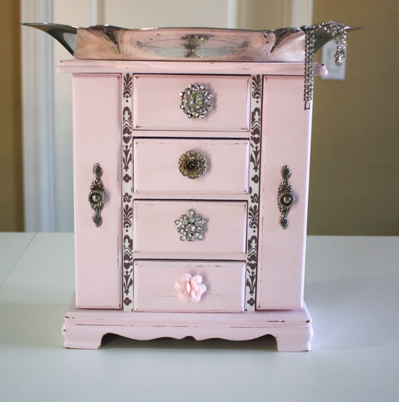 Pretty in Pink Jewelry Box