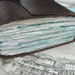 The Sea - Fat Little Leather Journal with a mix of Watercolor and Handmade Paper