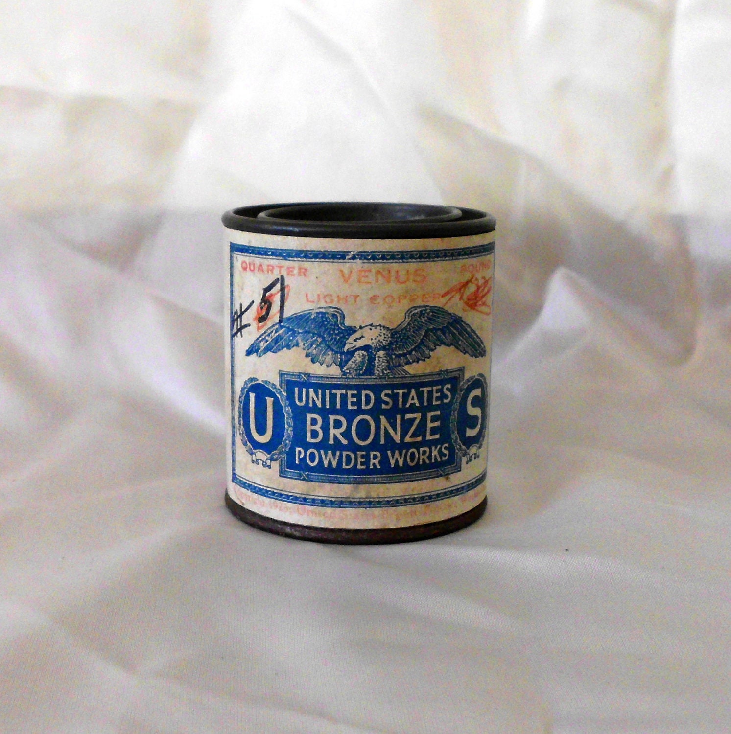 Antique Tin. Bronzing Powder. United States Bronze Powder