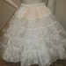 Organza Petticoat Four Layers Custom Sized White or Light Pink