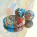 Lampwork Beads, Soft Romantic Spring Colors, Handmade Lampwork Jewelry Supplies