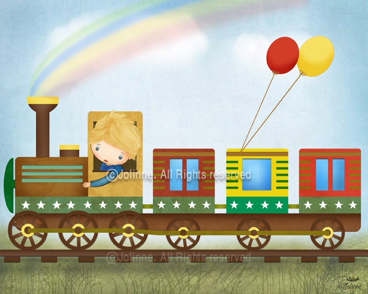 Train Wall Art nursery art baby boy kids bedroom train decor babyboy Train Wall Art nursery art baby boy kids bedroom train decor babyboy