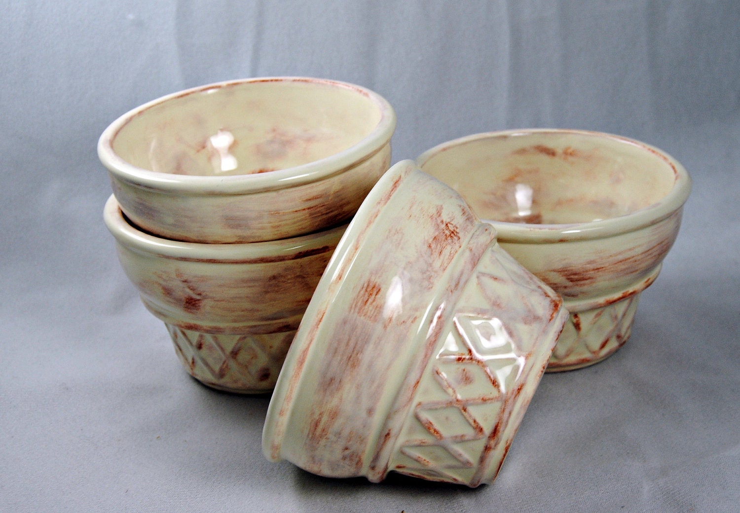 Ceramic Ice Cream Cone Bowls
