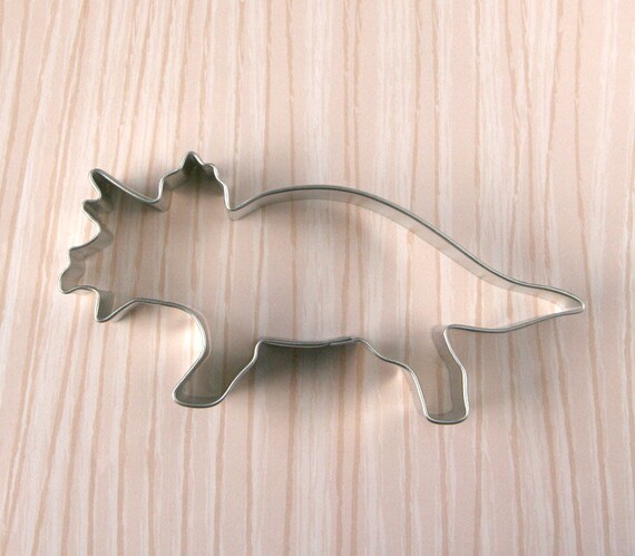 Dinosaur Cookie Cutter - Triceratops Il_570xn