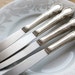 Silverware, Table Knives, Moonlight Pattern, Shabby Chic