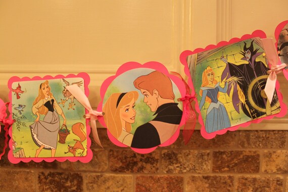 PERSONALIZED SLEEPING BEAUTY Disney Birthday Party Banner