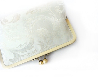 Luxury Glamour Bridal Clutch Wedding Bridesmaid Gift for Her Personalize Bride Mrs