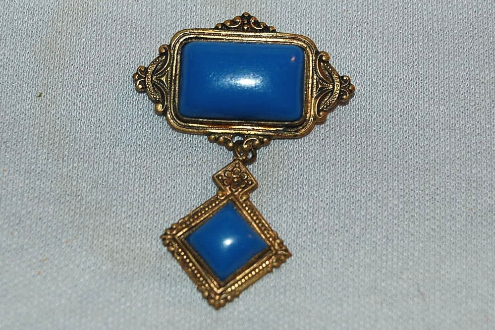 Vintage Antique Art Deco Brooch C Clasp 1910 by AmericanHomestead
