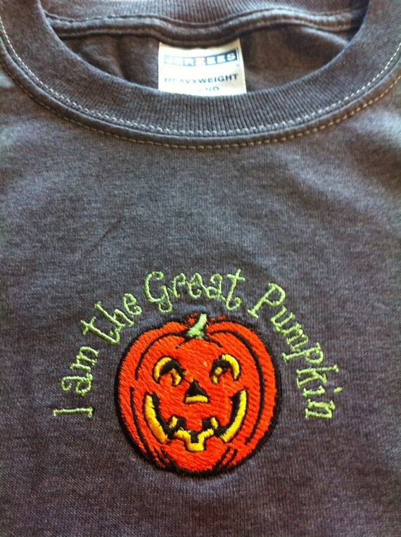 embroidered halloween shirt