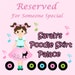 Reserved for Jackie