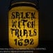 Halloween Lantern Salem Witch Trials 1692 Memorial Candle