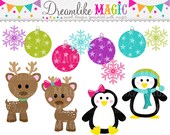 Sweet Holiday Friends- Clipart for Personal or Commercial Use Il_170x135