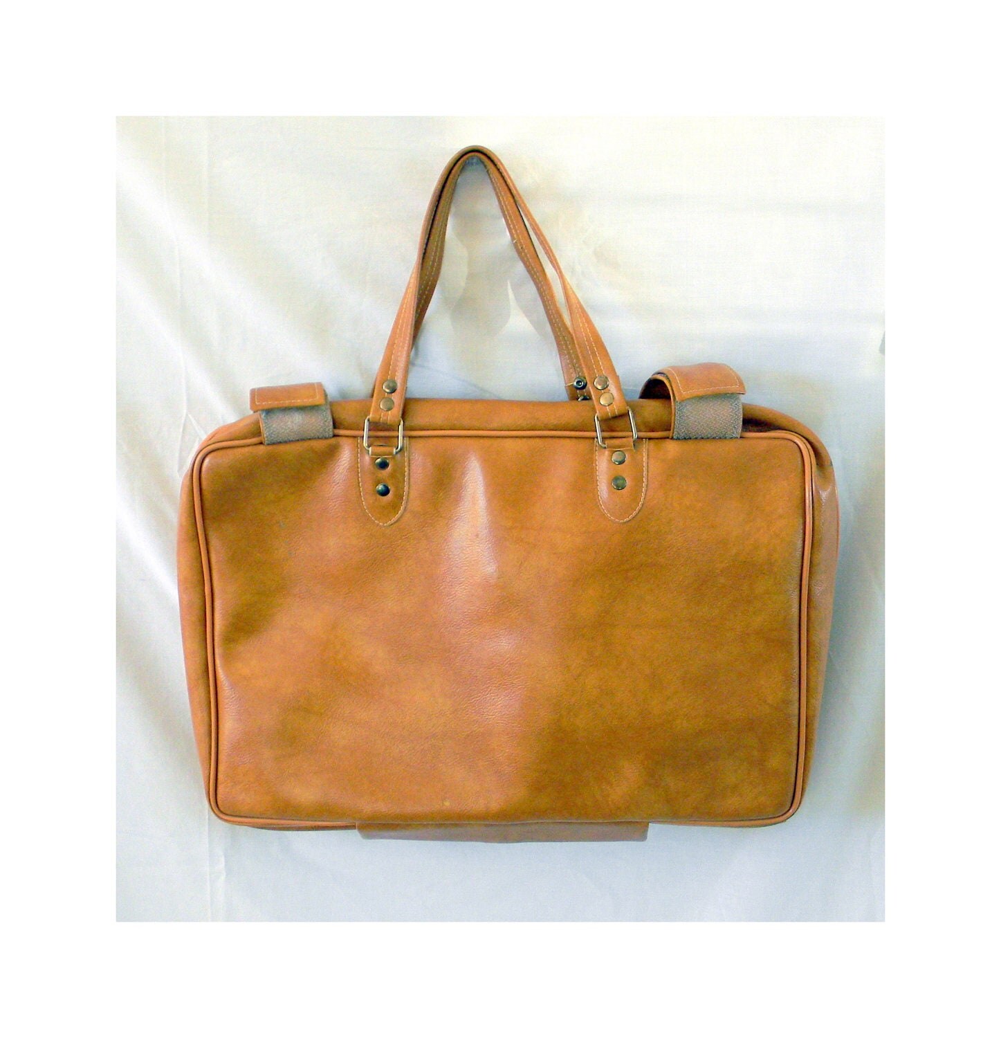 orange leather briefcase