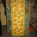 Quilted Table Runner, French Country Blue & Yellow