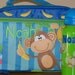 Personalized Stephen Joseph Monkey Lunch Box and Water Bottle Set