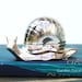 Vintage metal snail box trinket dish