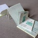 Art book made from vintage geometry textbooks and handmade prints ("Isosceles Romance")