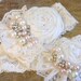 Wedding Garter Set- Ruffles and Lace wth Ice - The Chica Boutique Original