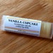 Cupcake Lip Balm Oval Tube sweet bakery cake frosting buttercream vanilla pastry