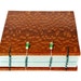 Wood Covered Handcrafted Journal Coptic Bound 5x 5 Inches