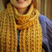 Reserved for Sam K. - Yellow Long & Chunky Fall Hand Knitted Scarf, Ready to Ship