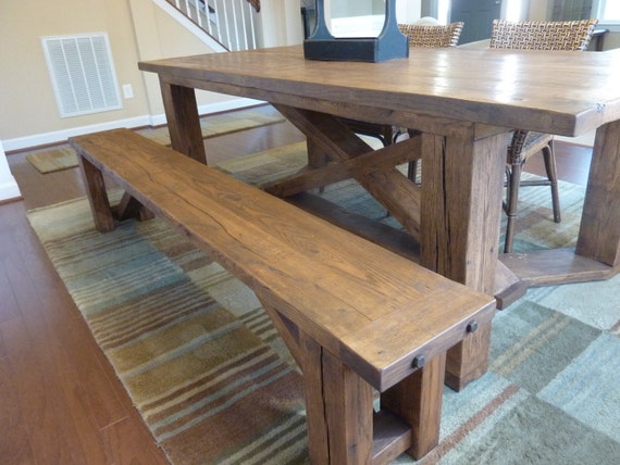 X Base Dining Table