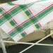 Vintage Plaid Tablecloth Simtex Red Yellow Green