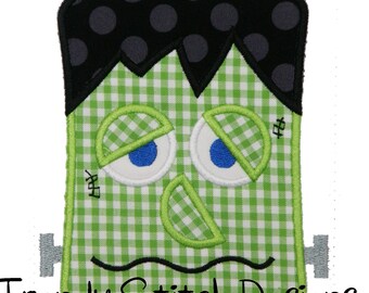 Frankenstein Applique design Machine Embroidery Design INSTANT DOWNLOAD