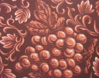 Red Burgundy Grape Fabric 1 1/2 yd.