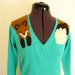Wrapped Fox Sweater in Robins Egg (Seafoam Green)