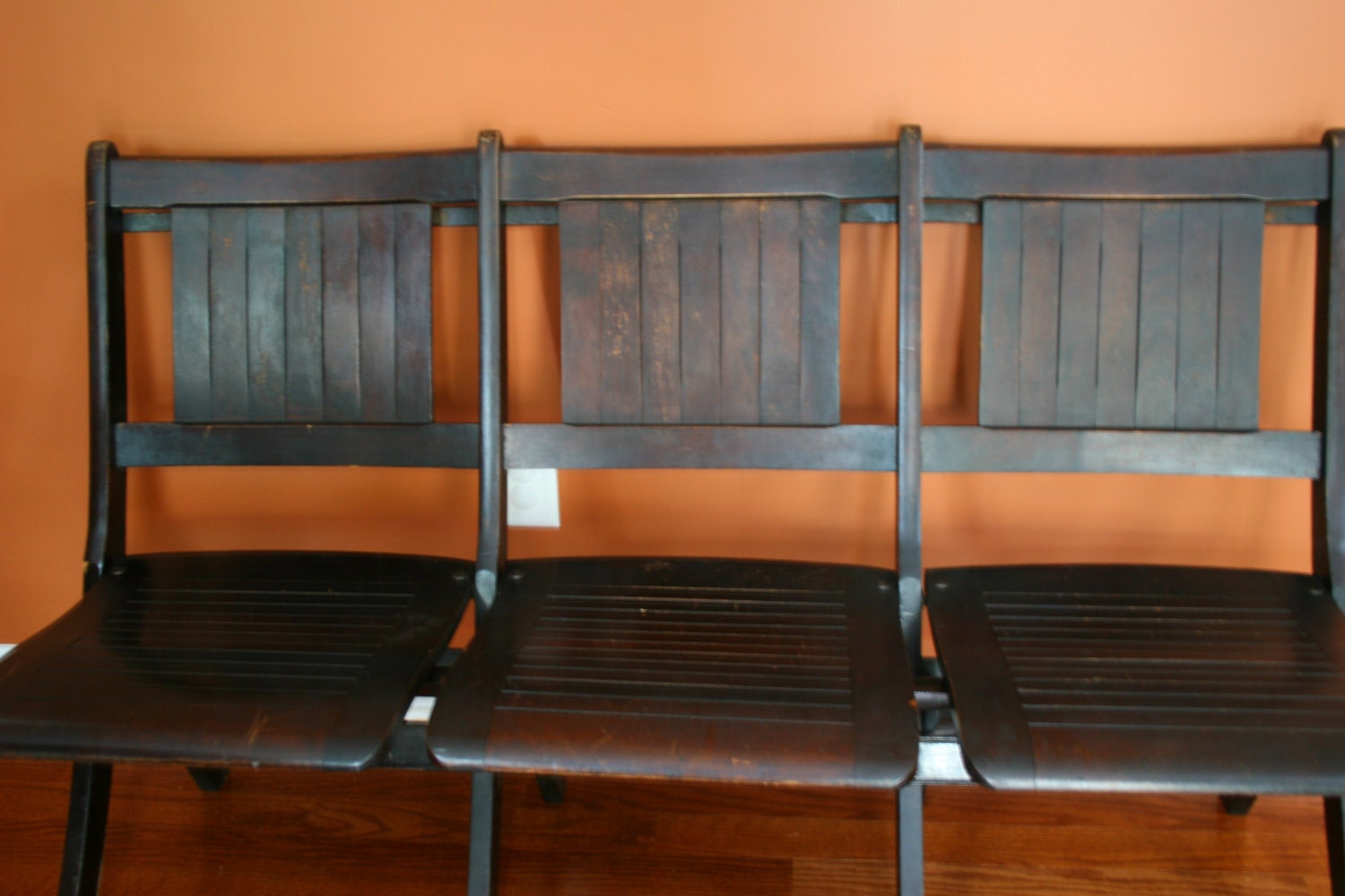 Chairs. Movie Theater Chairs. Church Pew. Wood. Folding Cinema