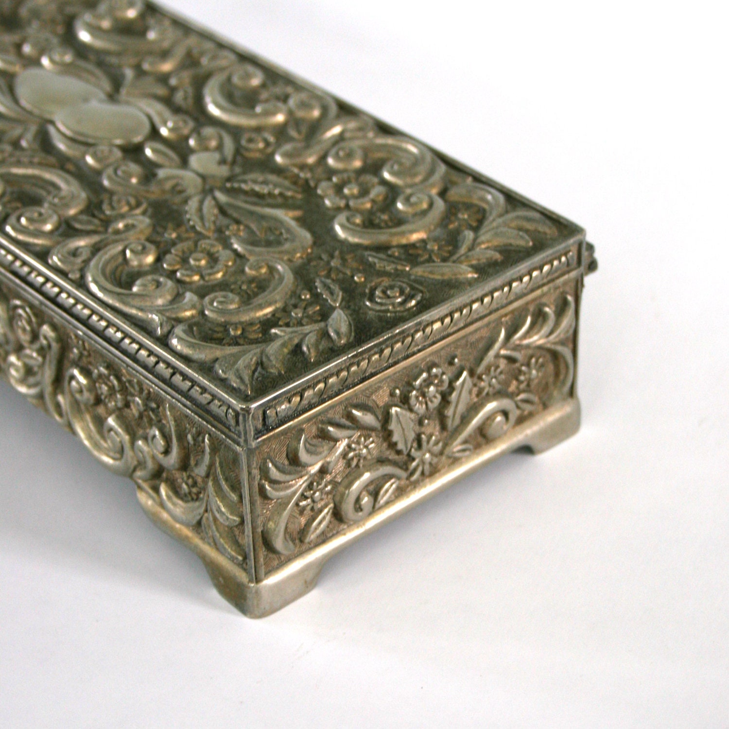 Godinger Silver Jewelry Box. Godinger Silver Plated. Velvet