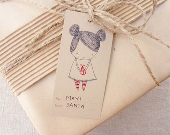 Items similar to Gift Tags . Digital Collection . Mayi Carles on Etsy