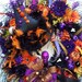 X Lg. Halloween Wreath With Witch Hat and Crazy Legs