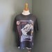 Vintage 90s Don Mattingly NY Yankees Tee Shirt - Black - Faded Worn - Men Women XL